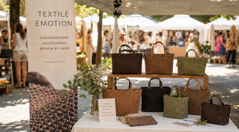Fiera artigianale a Milano di borse Textile Emotion